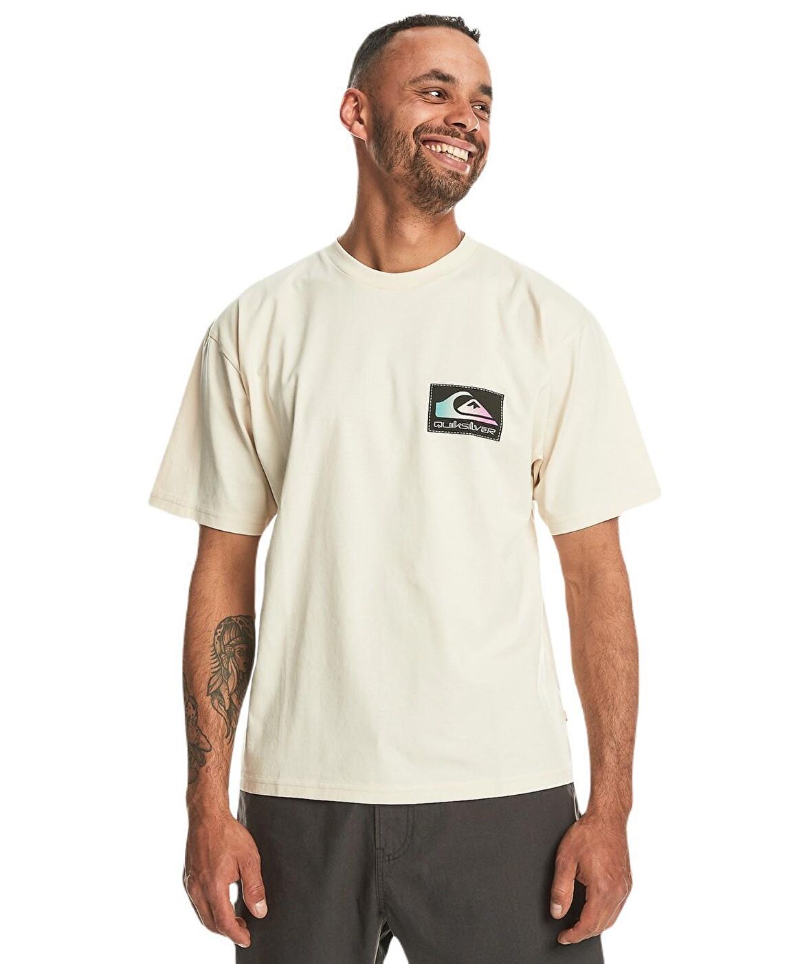 Quiksilver EQYZT07605 Back Flash Ss Erkek Tişört