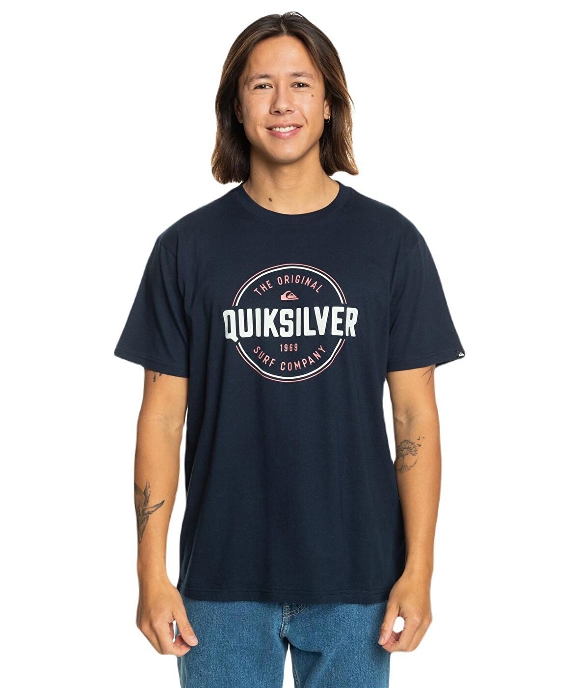 Quiksilver EQYZT07680 Circle Up Ss Erkek Tişört