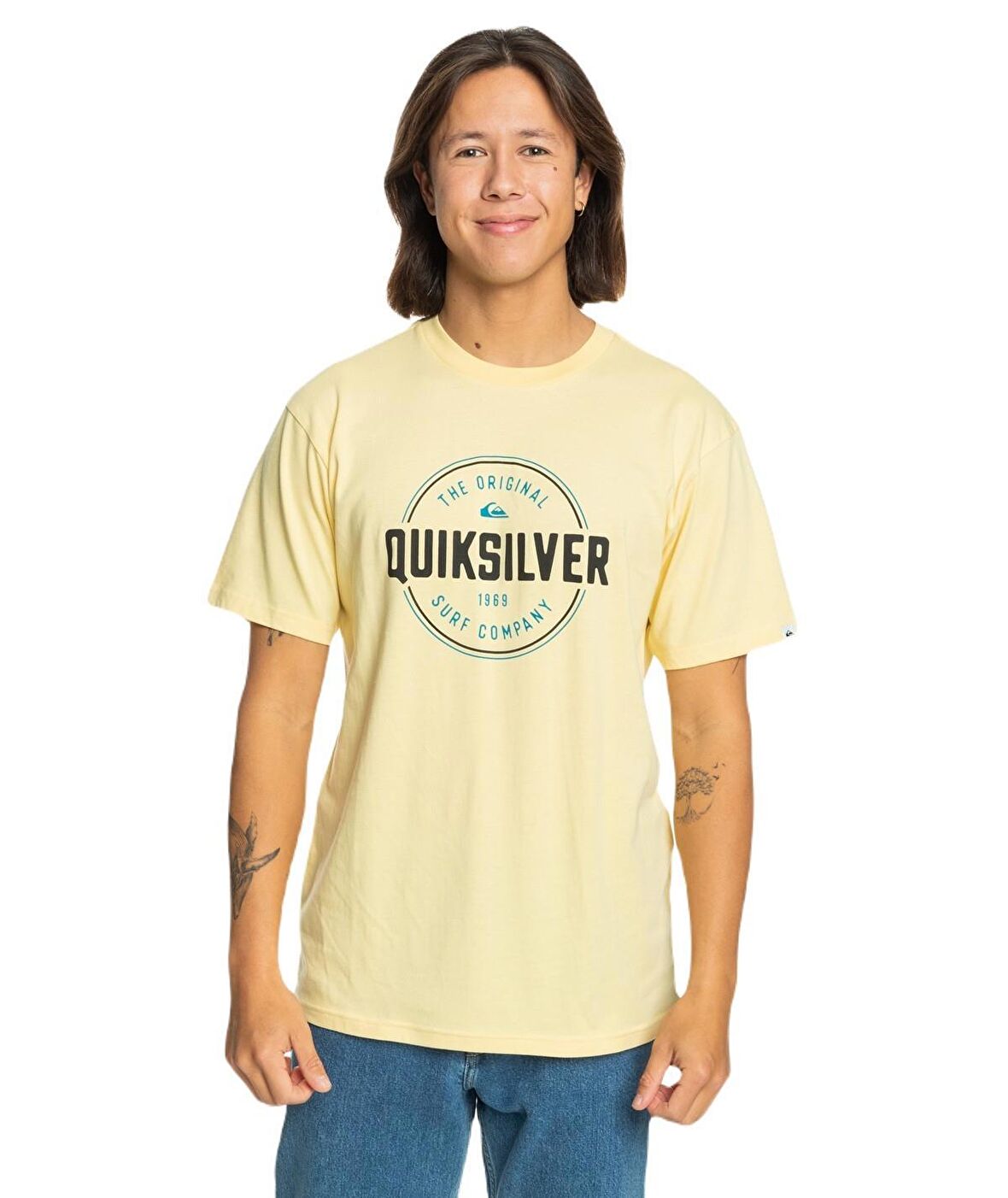 Quiksilver EQYZT07680 Circle Up Ss Erkek Tişört