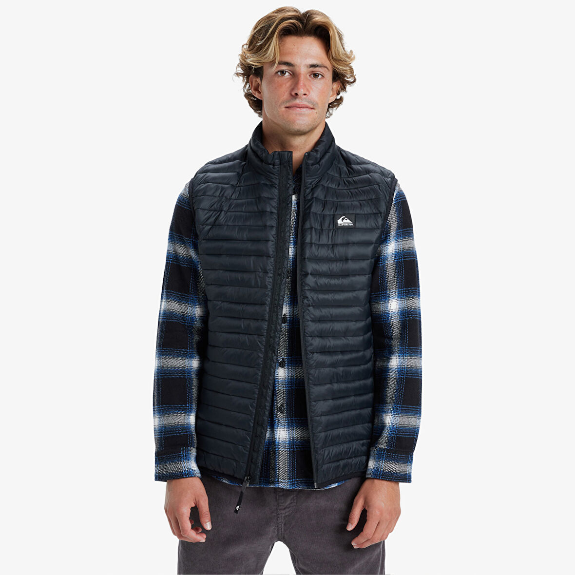 Quiksilver Scaly Insulated Erkek Siyah Yelek