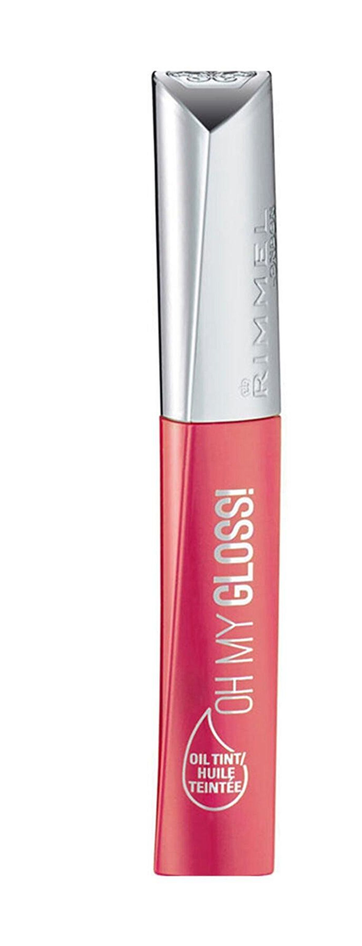 Rimmel London Ruj Oh My Gloss Oil Tint Shade 500 Pop Poppy