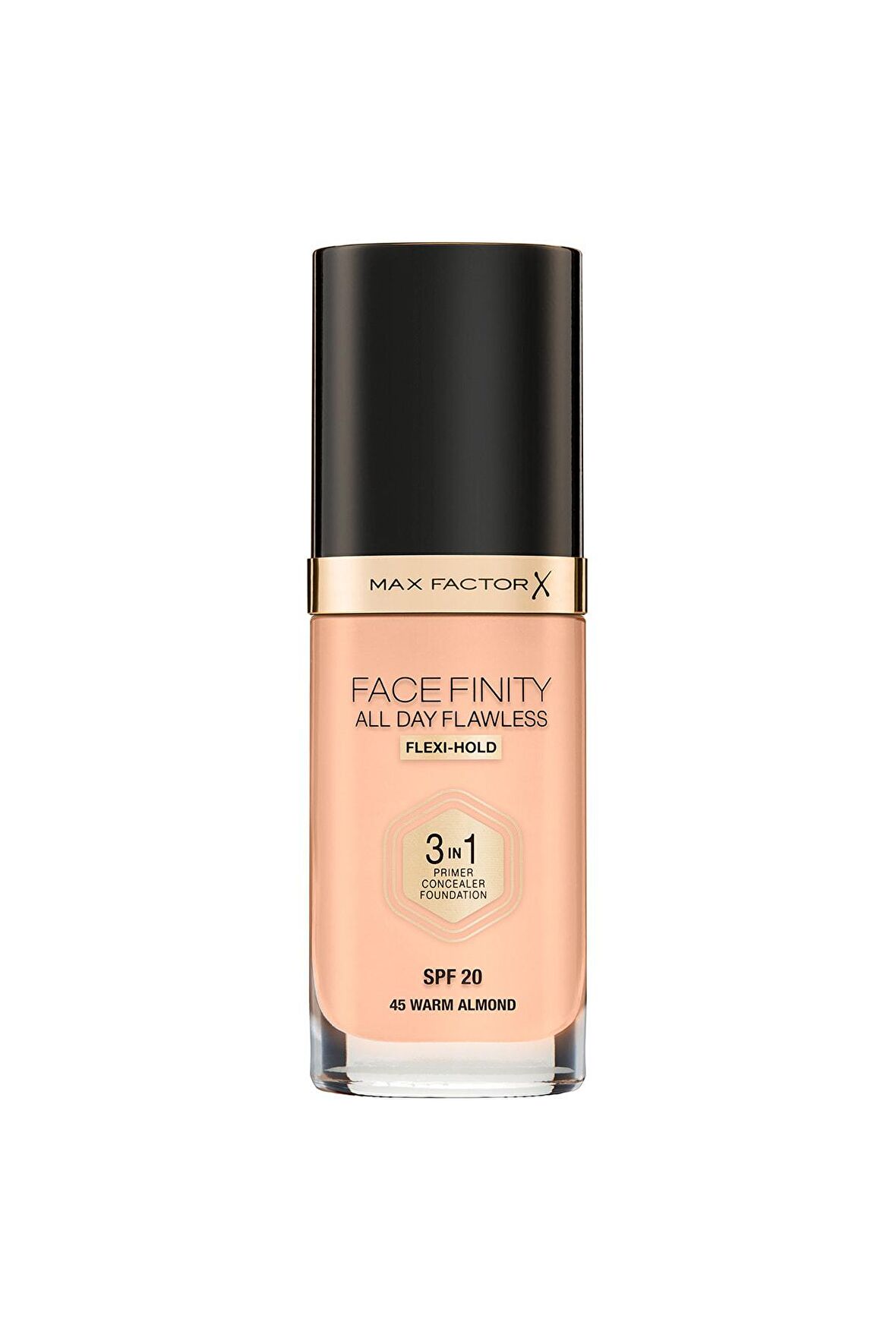 Max Factor FaceFinity 3ın1 Spf 20 Fondöten 45 Warm Almond 30ml