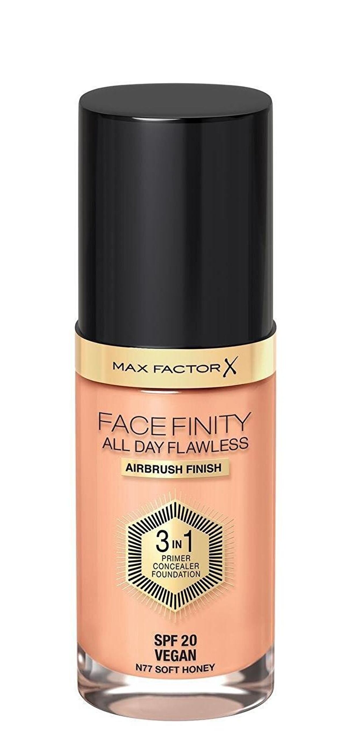 Max Factor Fondöten Facefinity All Day Flawless 77 Soft Honey