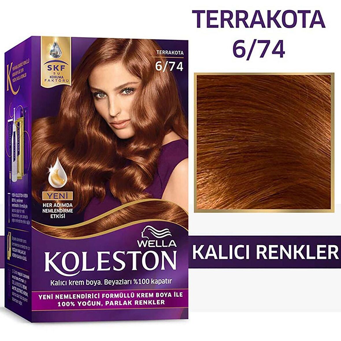 Wella Koleston 6/74 Kit Boya Terrakota
