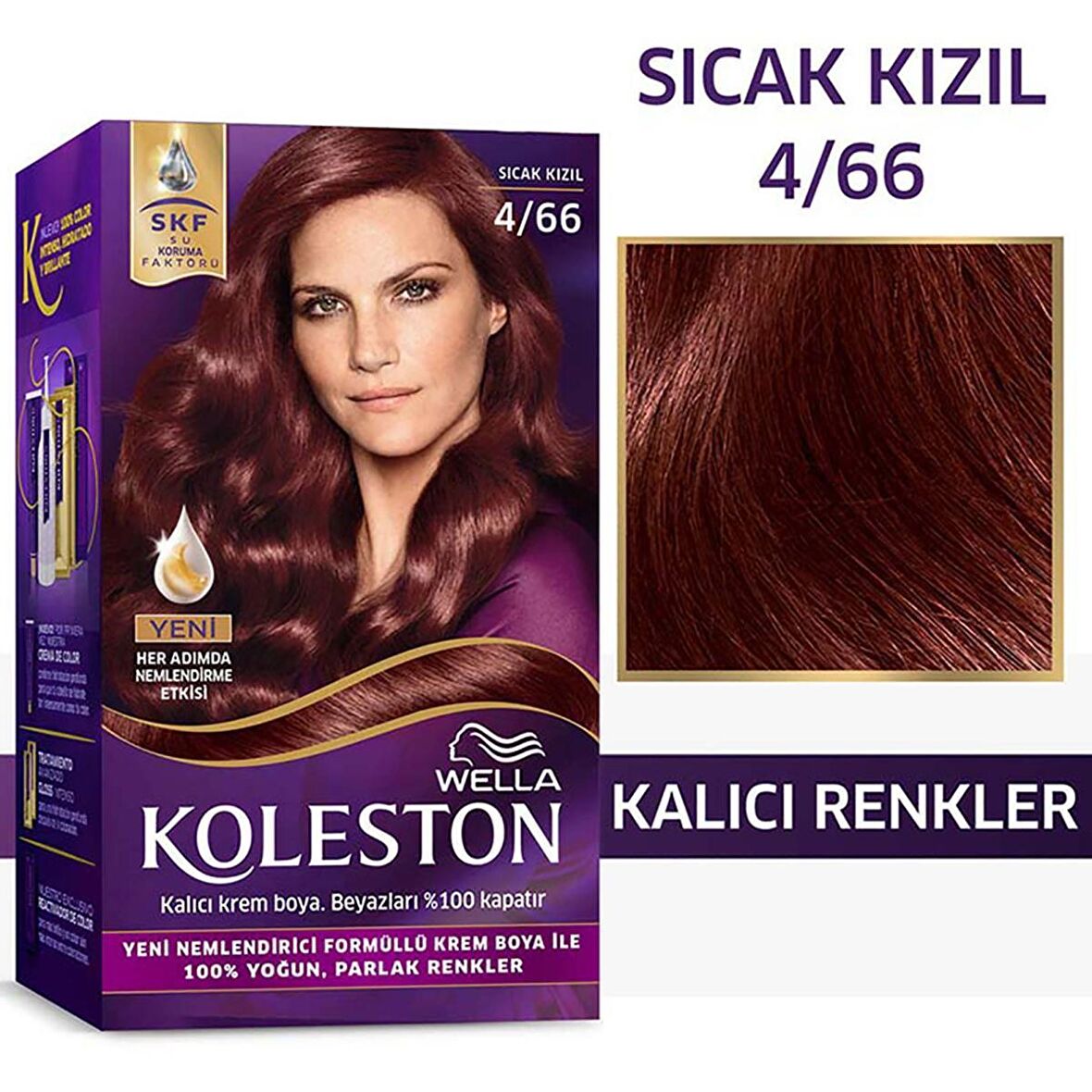 Koleston Kit Saç Boyası  4/66 Sıcak Kızıl