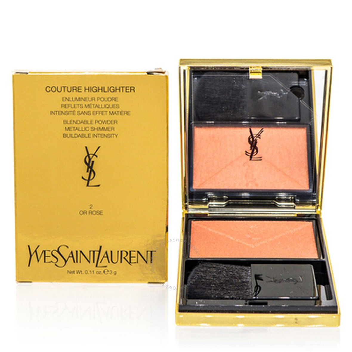 Yves Saint Laurent Couture Highlighter Metalik Or Rose - 2