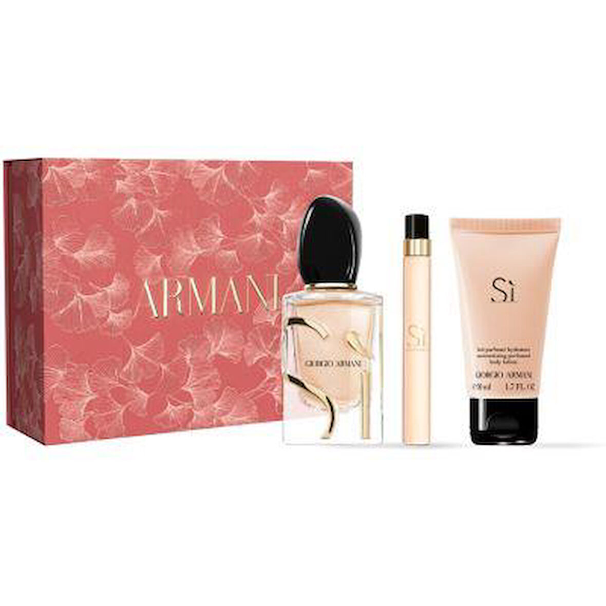 Giorgio Armani Si Edp 50 Ml + Body Lotion 50 Ml + Edp 10 Ml