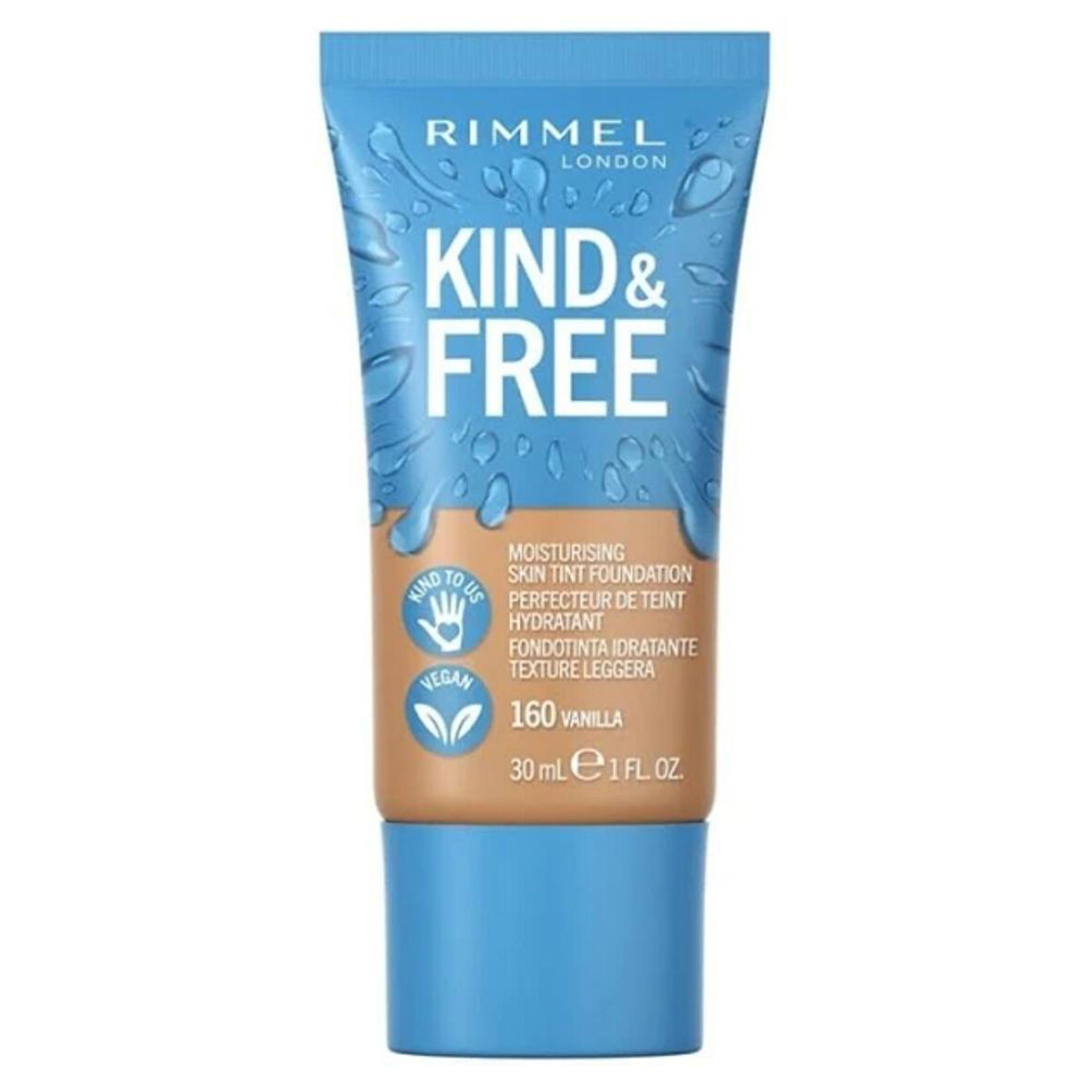 Rimmel London Kind Free Foundation Vanilla No: 160 30ml