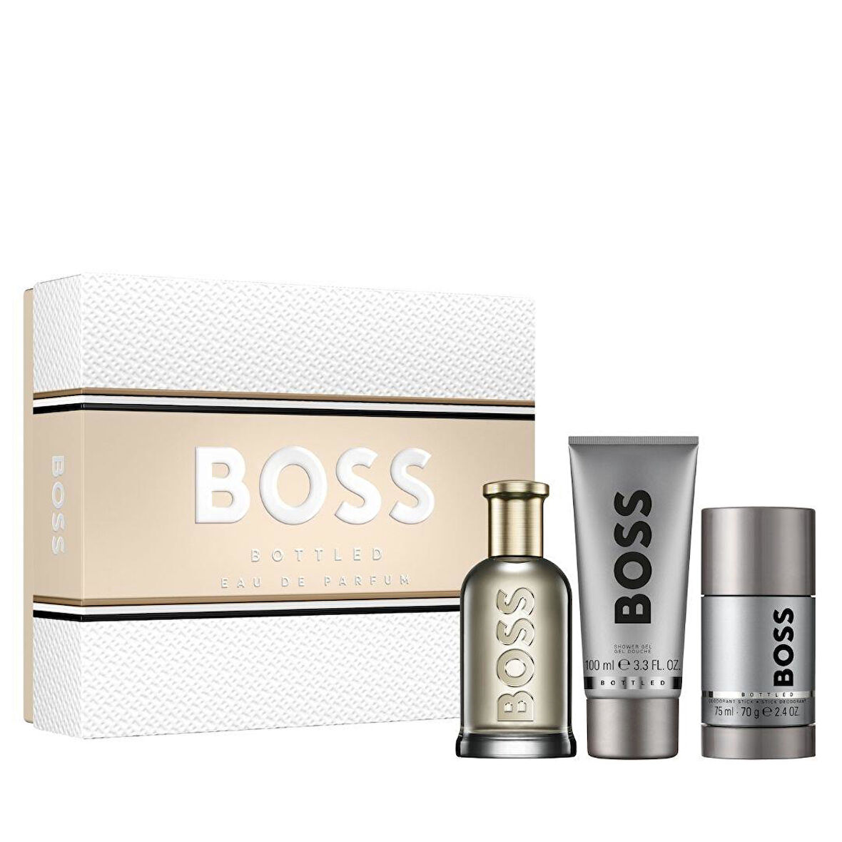 Hugo Boss Bottled Edp 100 Ml + Shower Gel 100 Ml + Deostick 75 Ml