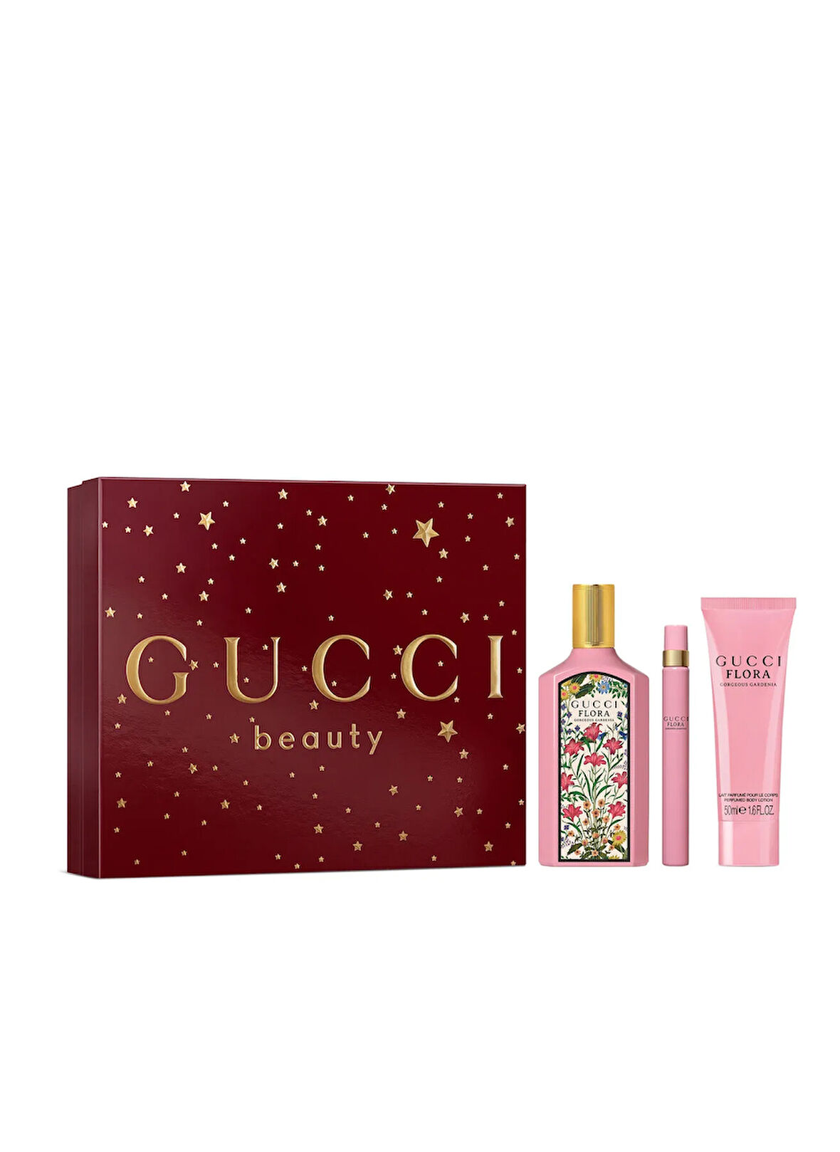 Guccı Flora Gardenıa Edp 100 Ml + Flora Gardenıa Edp 10 Ml Travel Spray + Flora Gardenıa Edp Body Lotıon 50 Ml