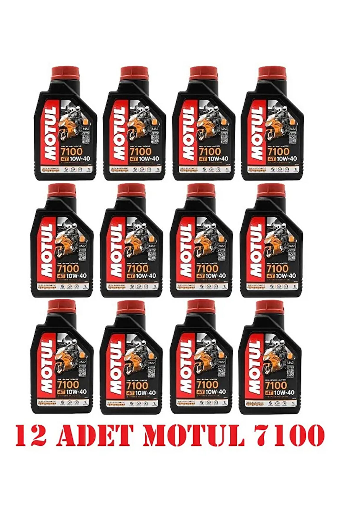 Motul 7100 10w 40 4t 1lt (12 ADET)