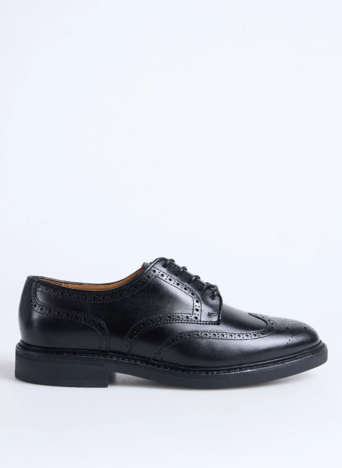 Polo Ralph Lauren Siyah Erkek Klasik Ayakkabı ASHER WGTIP-DRESS SHOE-WINGTIP