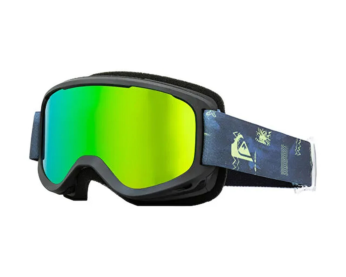 Quiksilver Little Grom Kayak Gözlüğü EQKTG03004-SHADOW-CHECK-GREEN-ML-S3 Yeşil