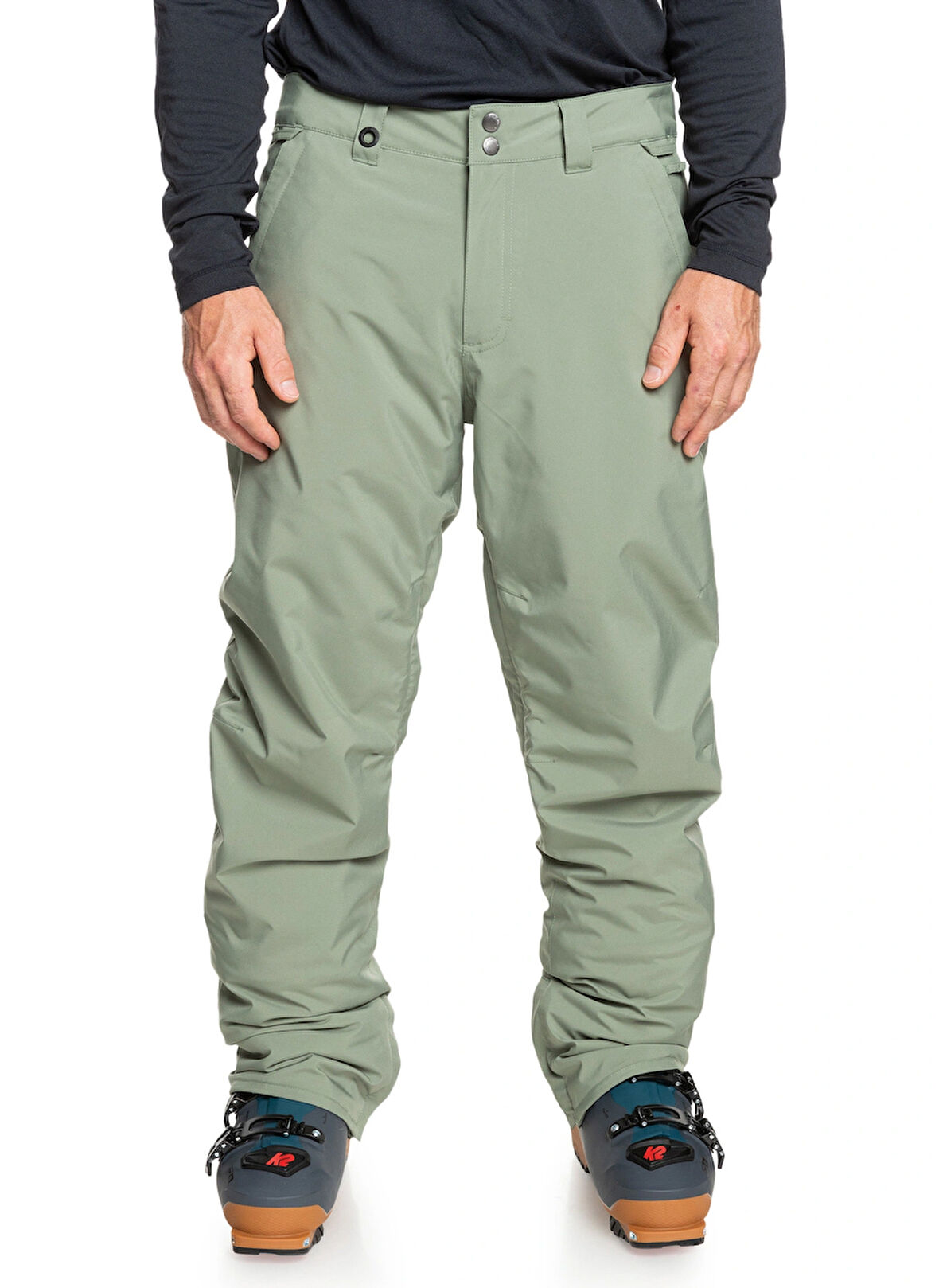 Quiksilver Regular Fit Çok Renkli Erkek Kayak Pantolonu EQYTP03146ESTATE PT