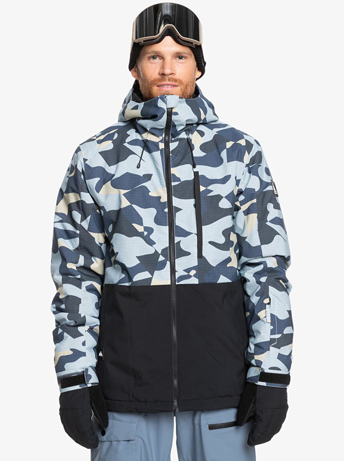 Quiksilver Missinon Printed Block Erkek Kayak/Snowboard Mont-EQYTJ03478