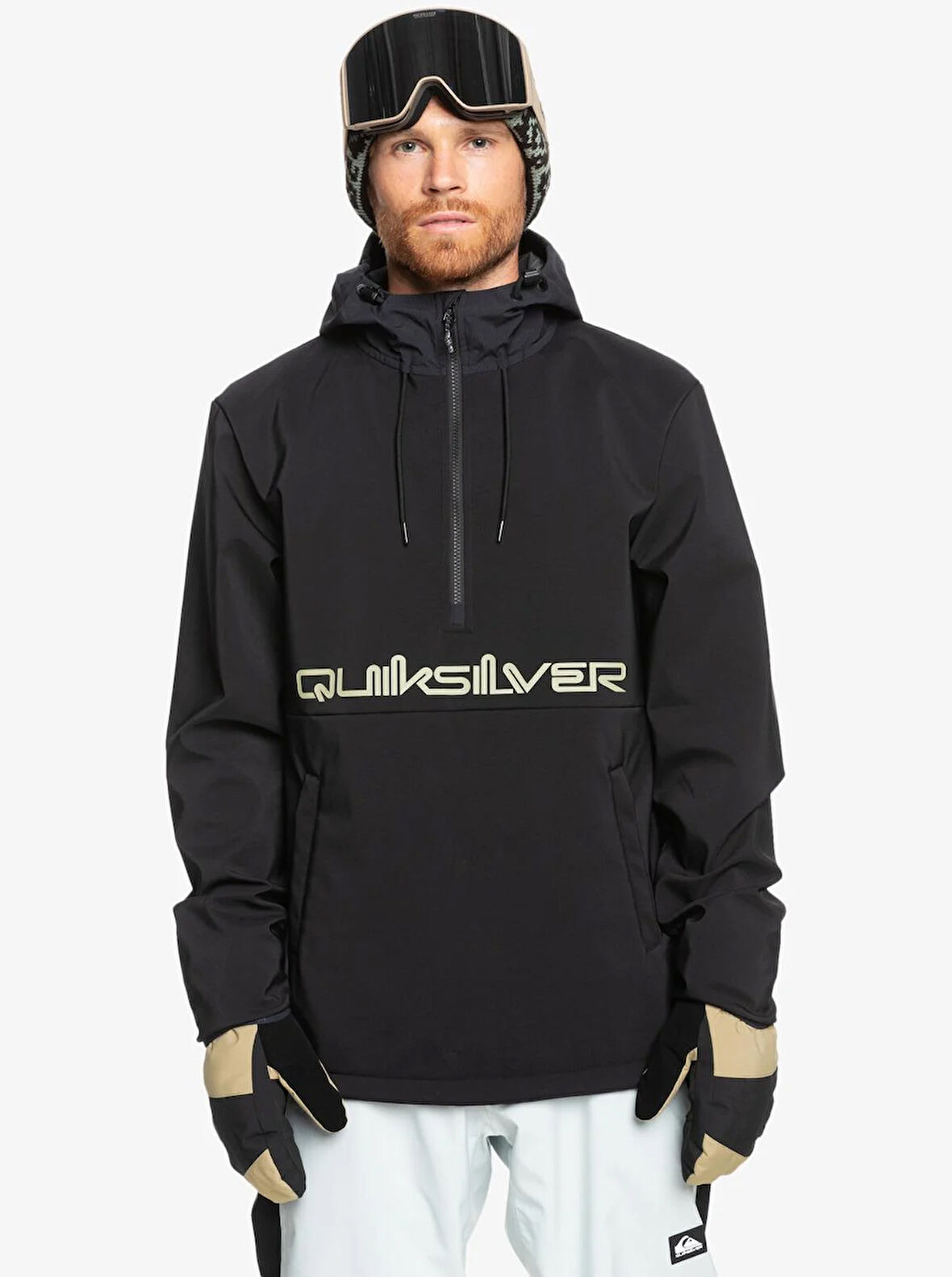 Quiksilver Live For The Ride Snowboard Fleece HZ Hoodie Ceket EQYFT04954-19006 True Black