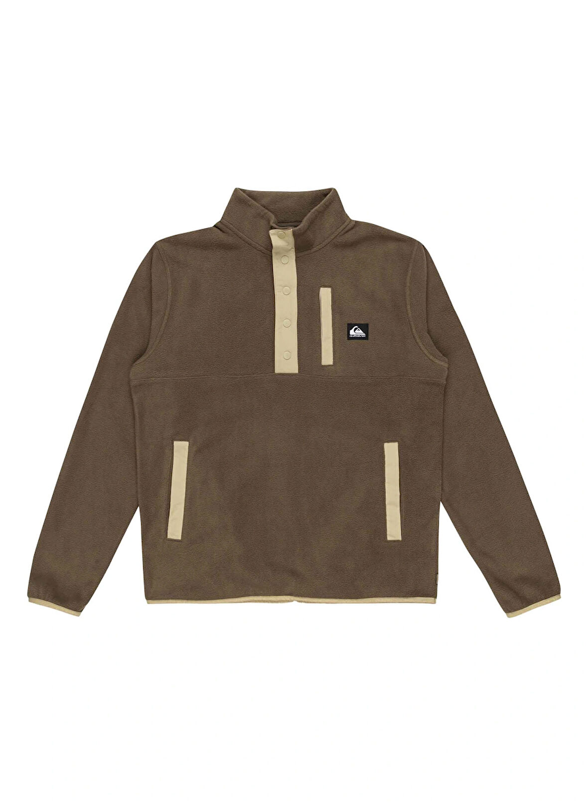 Quiksilver Kahve Erkek Polar Sweatshırt EQYFT04770NO DESTINATION 2 HALF SNA