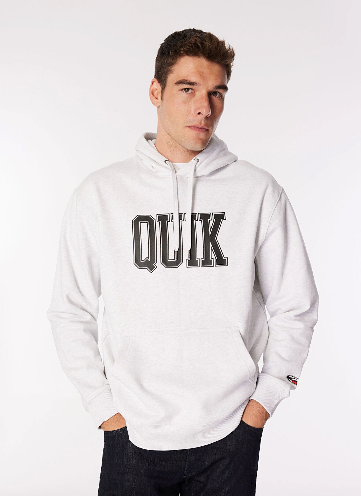 Beyaz Erkek Kapüşon Yaka Normal Bel Regular Fit Sweatshirt AQYFT03407GRIFFIN HOODIE