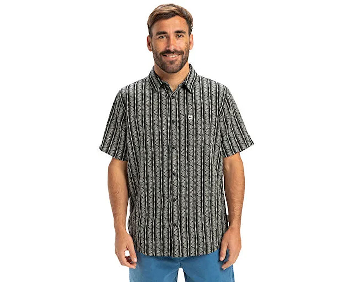 Quiksilver Street Way Ss Erkek Günlük Gömlek EQYWT04608-BLSW Siyah