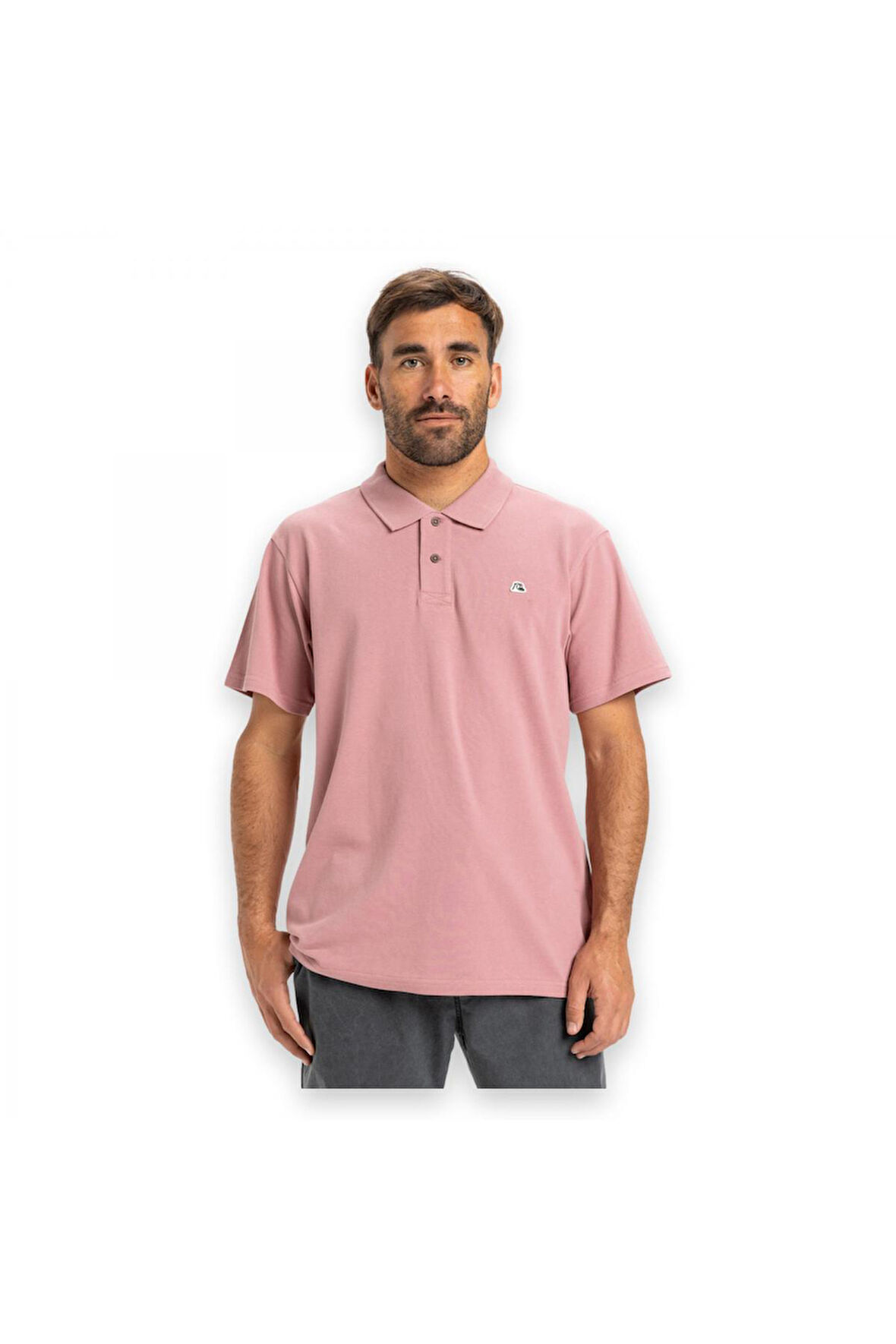 Quiksilver Eqykt04362 Dna Polo Lila Erkek T-Shirt