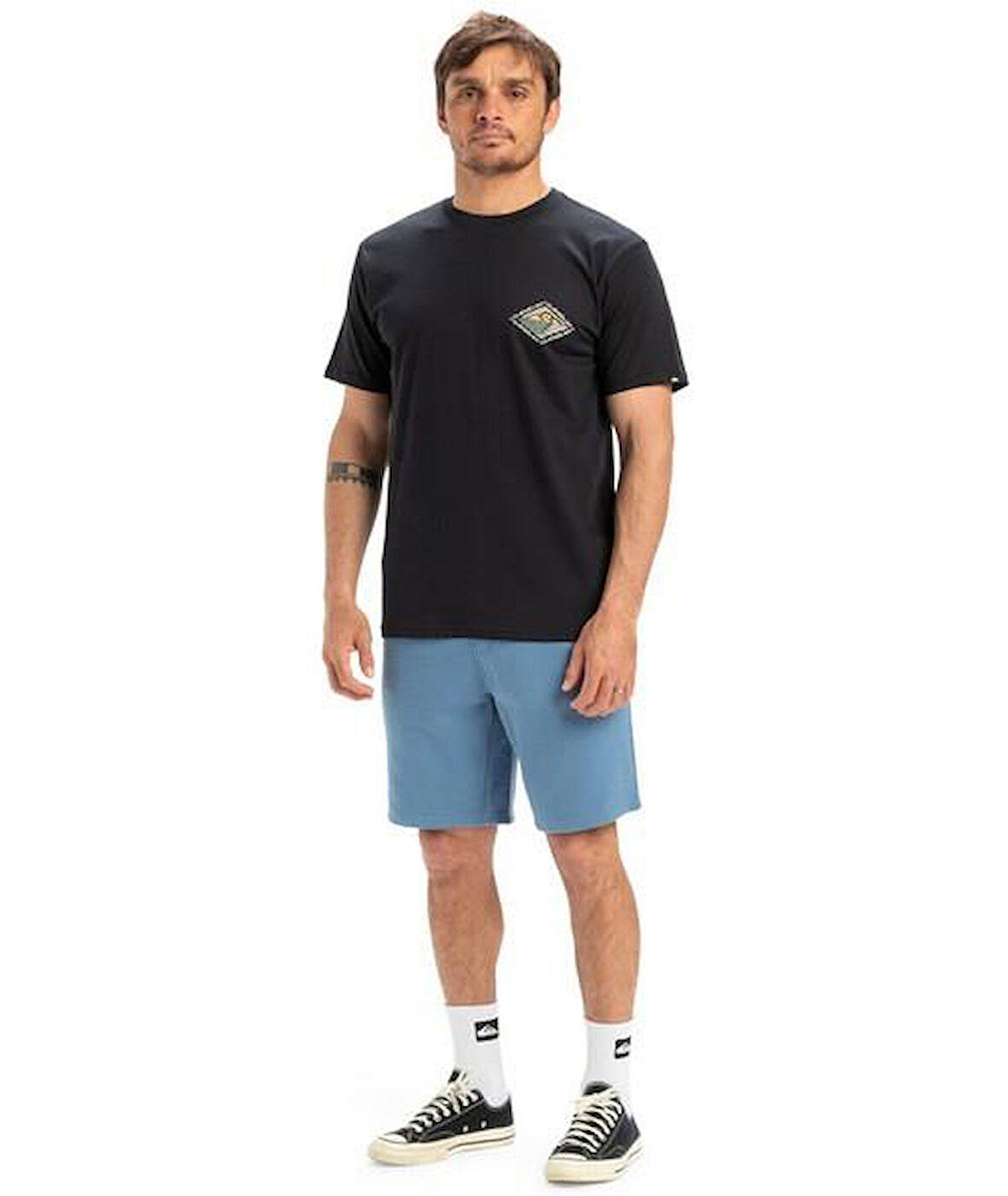 Quiksilver EQYZT08038-KVJ0 Evo Future islands Ss Erkek Spor Tişört
