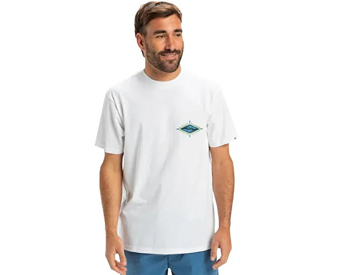 Quiksilver Ev Beach Blast Ss Erkek Günlük Tişört EQYZT08046-908 Beyaz