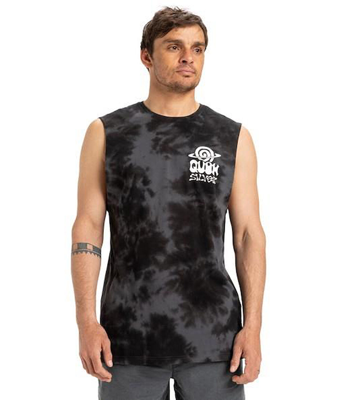 Quiksilver EQYZT08030-KVJ0 Td Cosmic Vibrations Muscle Erkek Spor Tişört