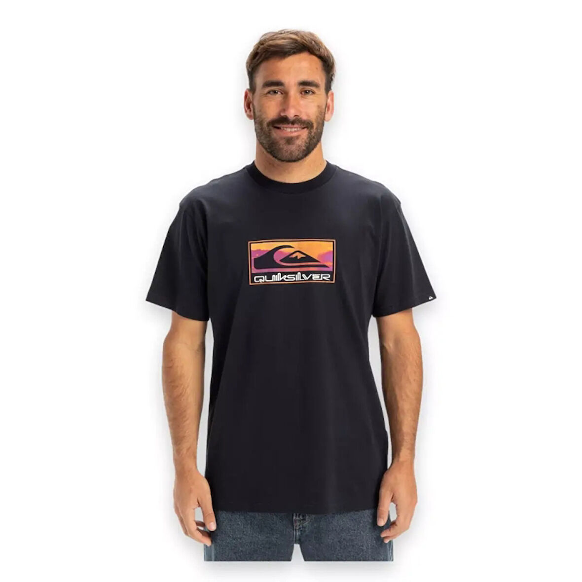Quiksilver Eqyzt08045 Ev Gradient Box Ss Lacivert Erkek T-Shirt