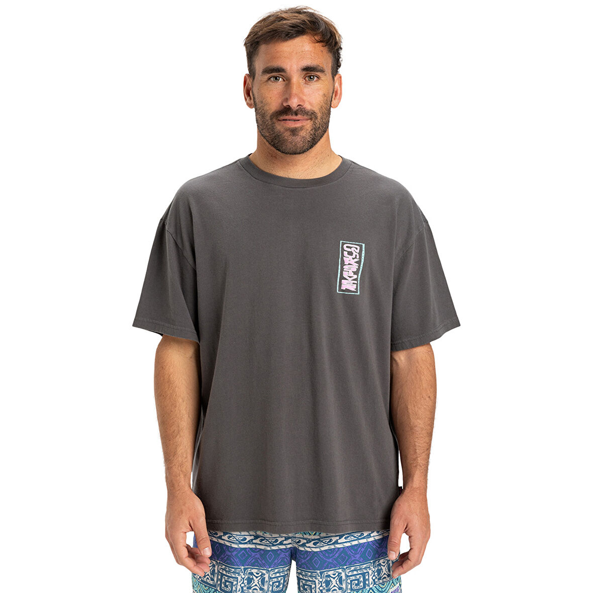 Gh Qs Sunrise Bowl Erkek Gri Günlük Stil T-Shirt EQYZT08022-KRP0