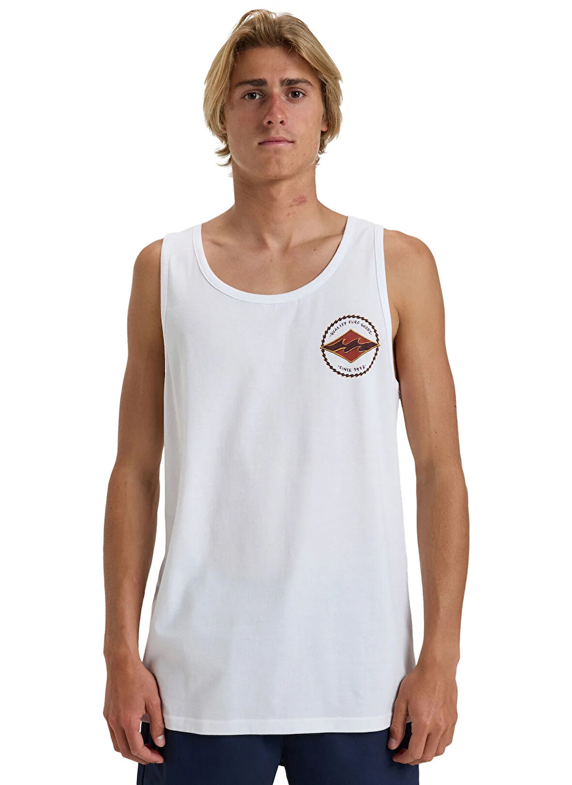 Billabong ROTOR DIAMOND TK EBYZT00303 Beyaz Bisiklet Yaka Regular Fit Düz Erkek T-Shirt