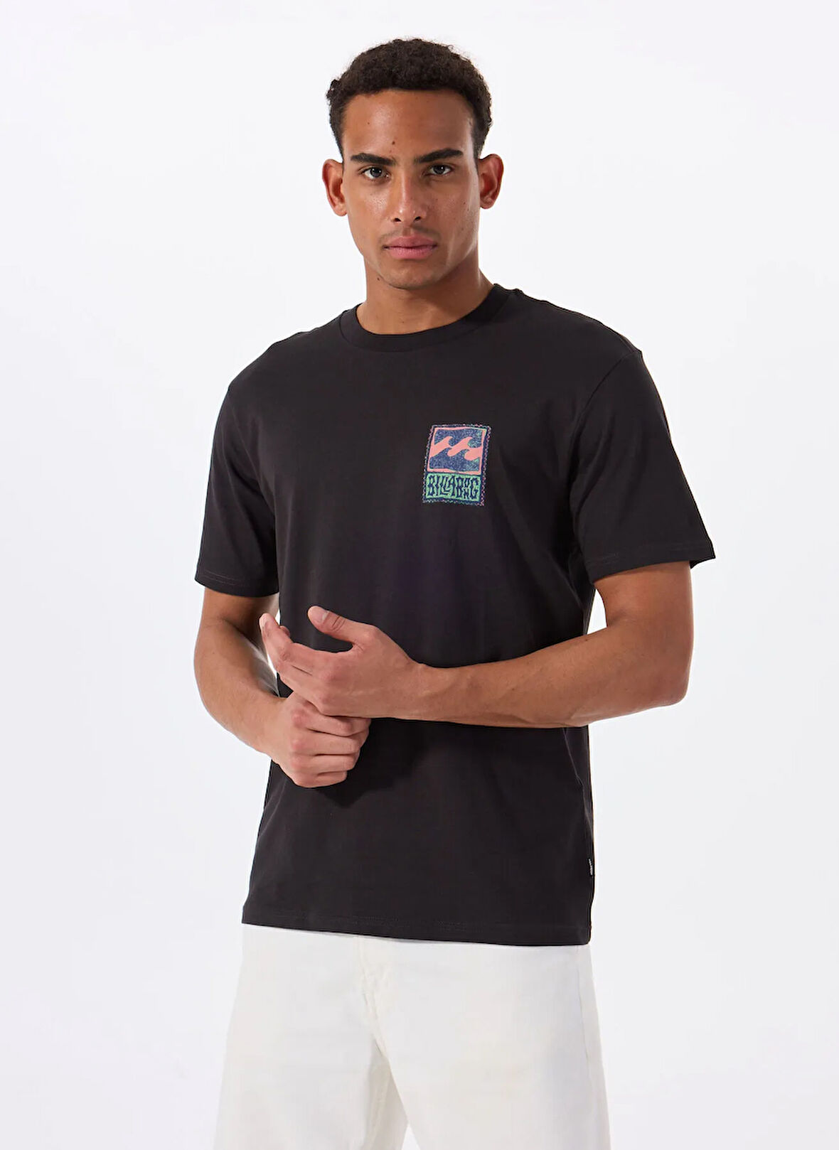 Billabong STAMP SS EBYZT00293 Siyah Bisiklet Yaka Regular Fit Düz Erkek T-Shirt