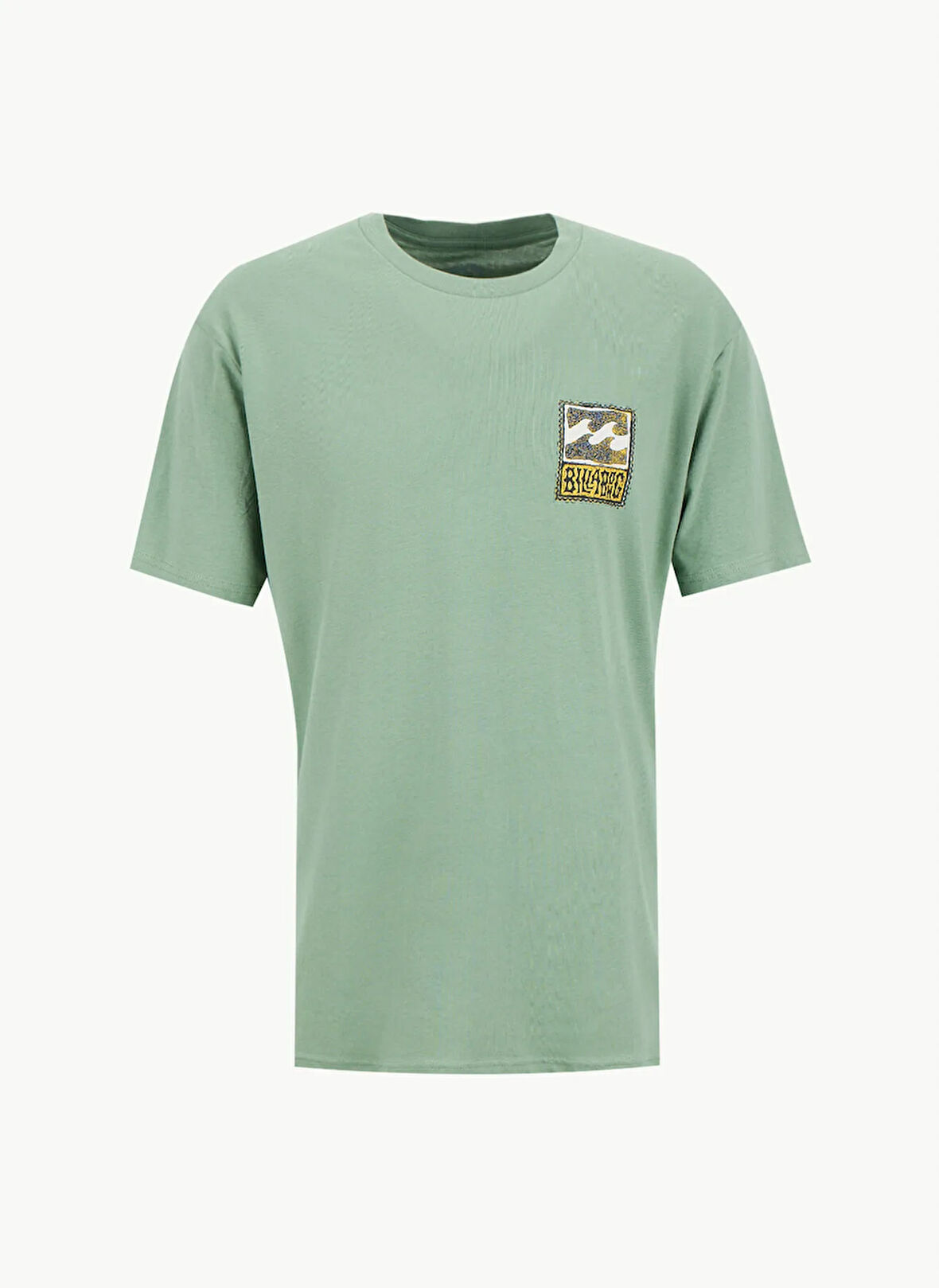 Billabong STAMP SS EBYZT00293 Yeşil Bisiklet Yaka Regular Fit Düz Erkek T-Shirt