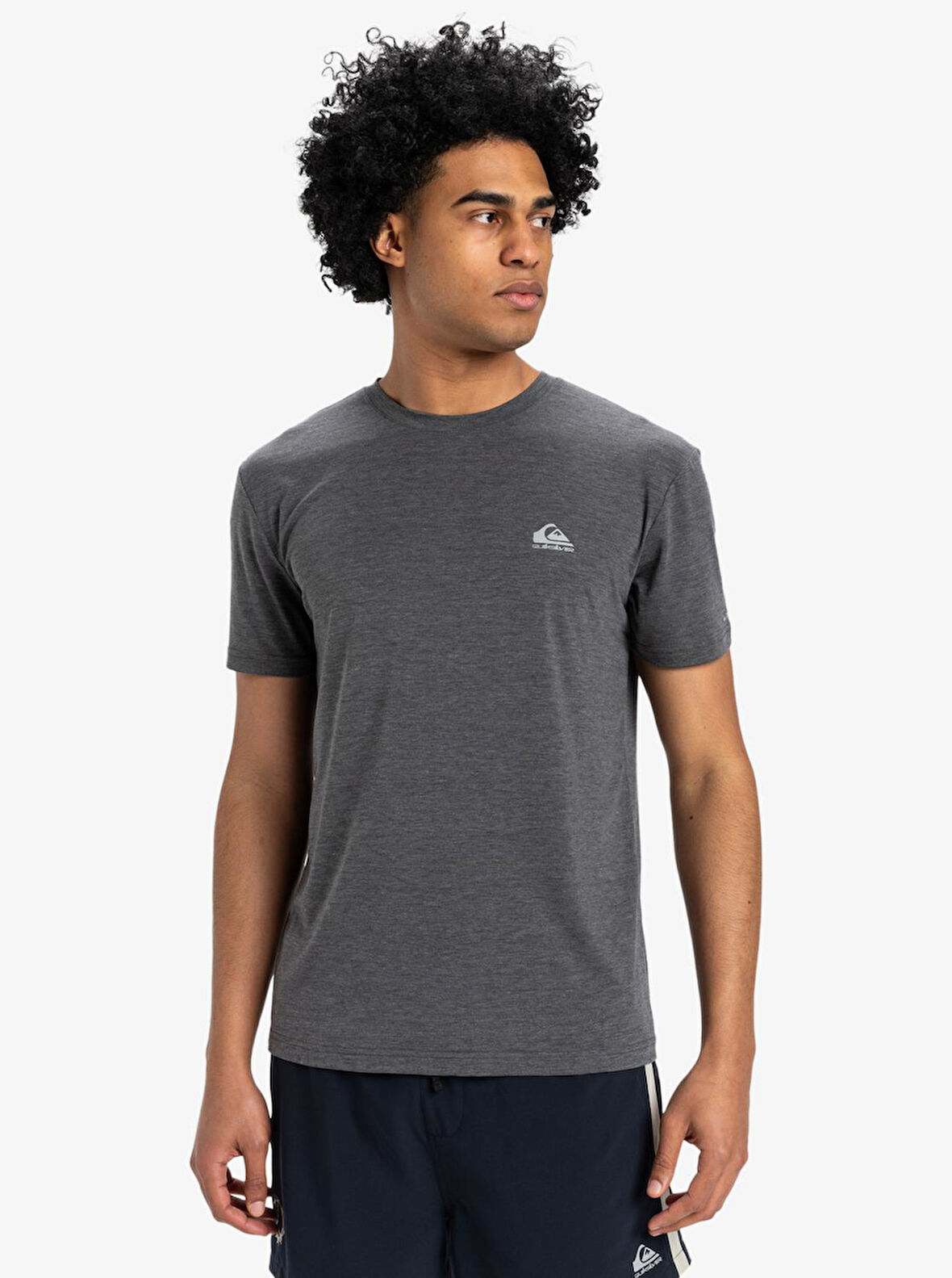 Quiksilver EQYKT04372-1278 Coastal Run Ss Erkek Spor Tişört