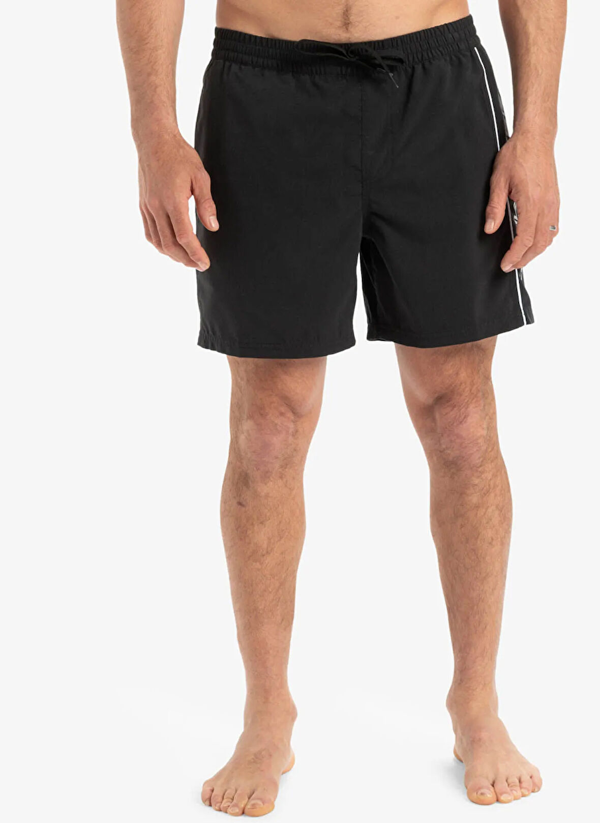 EQYJV04134 EVERYDAY VERT VOLLEY 16 Siyah Normal Bel Standart Kalıp Erkek Şort Mayo