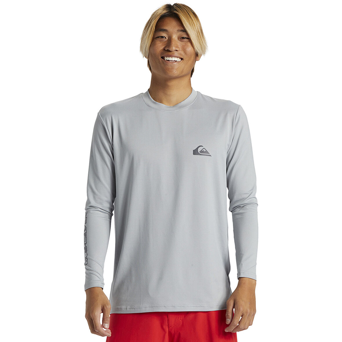 Everyday Surf Erkek Gri Güneş Korumalı T-Shirt AQYWR03136-QUA
