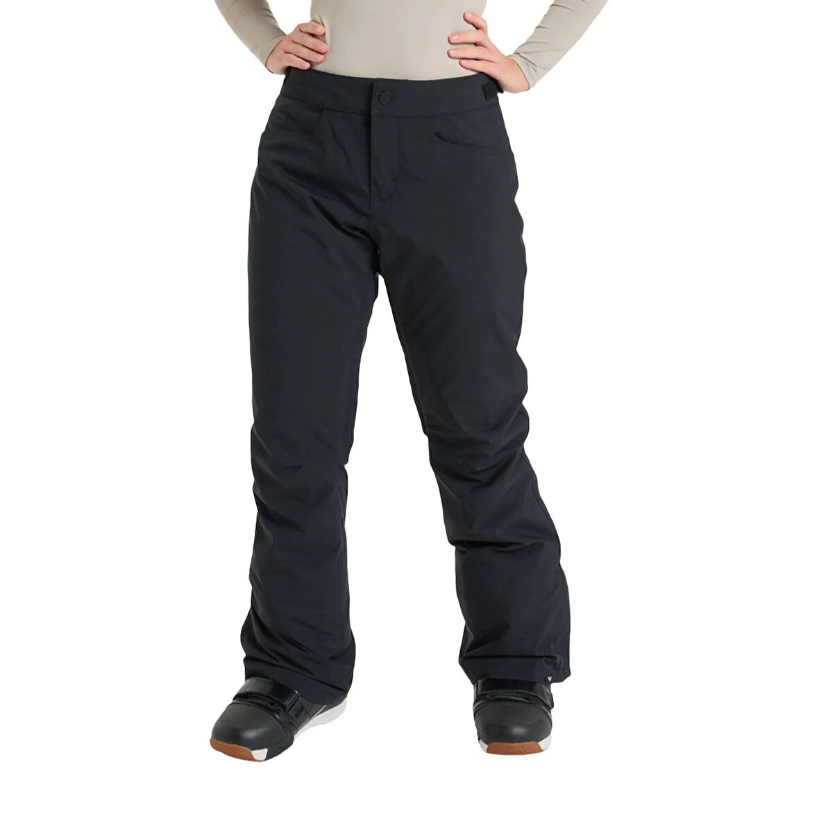 Roxy Backyard Pt Kadın Anthracite - Solid Snowboard Pantolonu Erjtp03299-11793