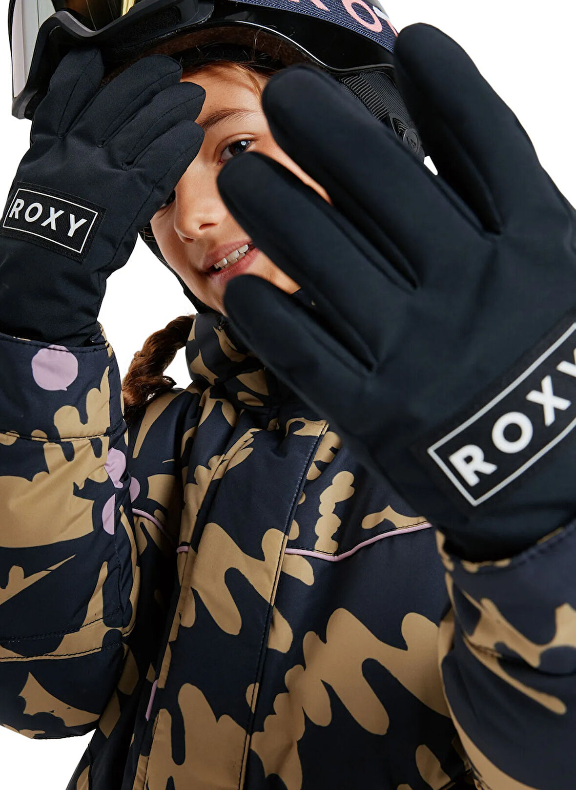 Quiksilver Siyah Kız Çocuk Kar Eldiveni ERGHN03047-FRESHFIELD GIRL GLOVES