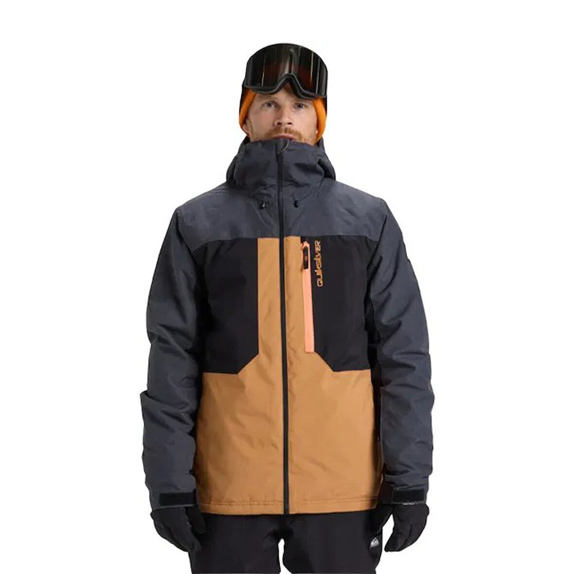 Quıksılver Dawson Jk Erkek Anthracite - Solid Snowboard Ceketi Eqytj03510-11793