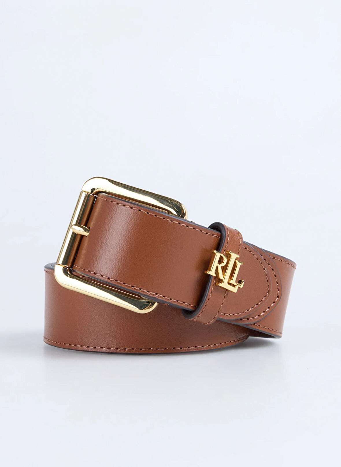 Lauren Ralph Lauren Kahve Kadın Kemer LOGO KEEPER-BELT-MEDIUM