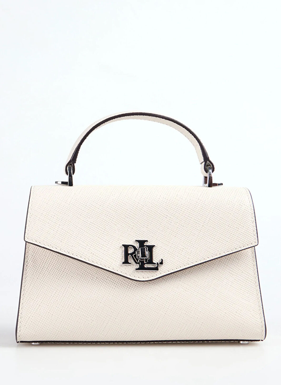 Lauren Ralph Lauren Deri Beyaz Kadın Omuz Çantası 431966765001