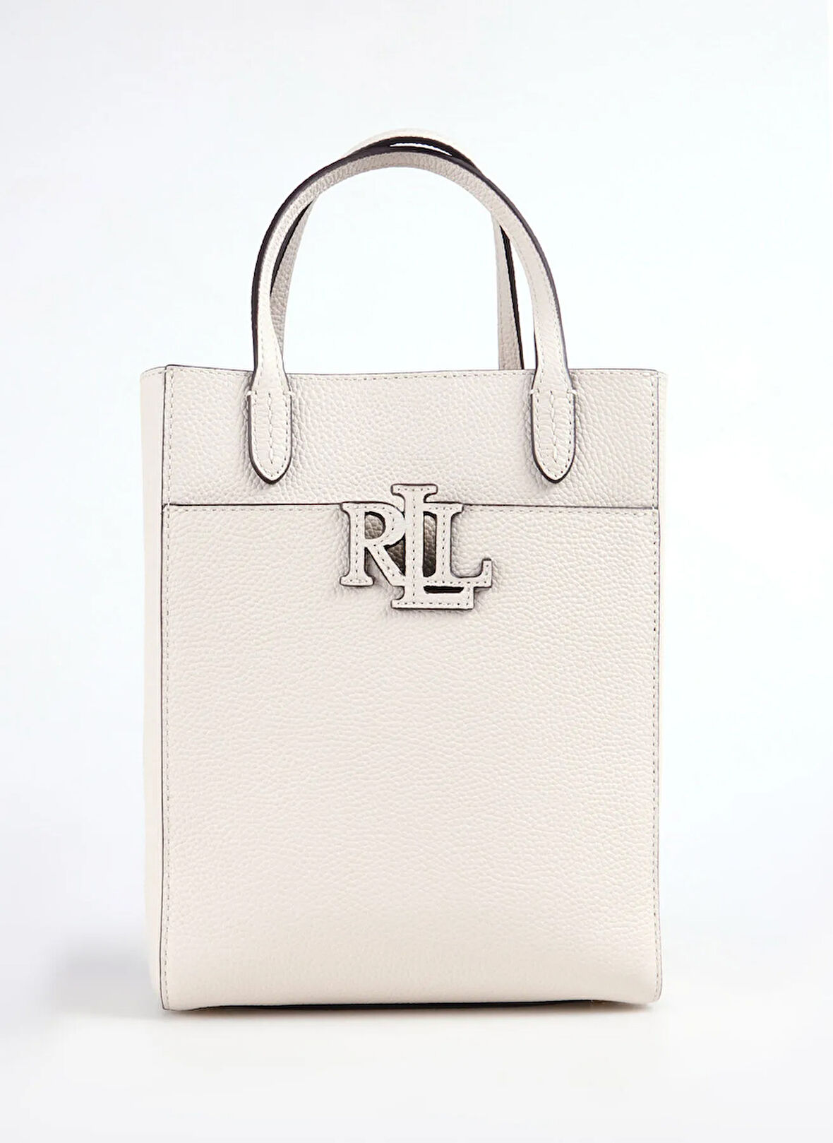 Lauren Ralph Lauren Deri Beyaz Kadın Omuz Çantası 431966760002