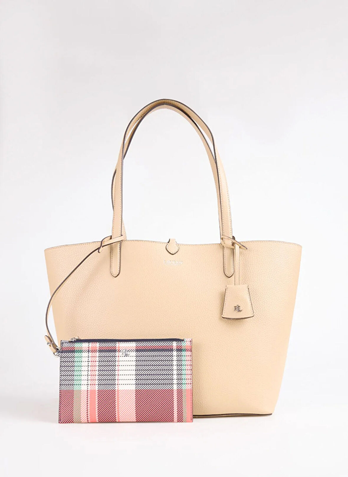 Lauren Ralph Lauren Bej Kadın Omuz Çantası 431795329071