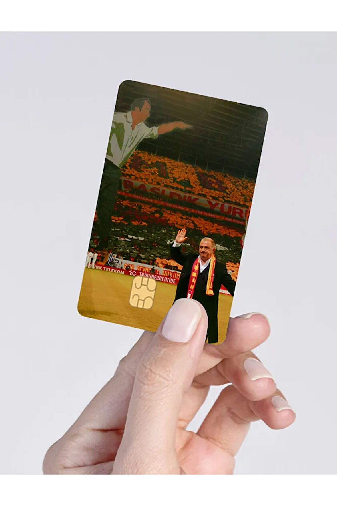 Fatih Terim Sticker Kart Kaplama - Banka&kredi&papara&tosla Ve Ulaşım Kartı