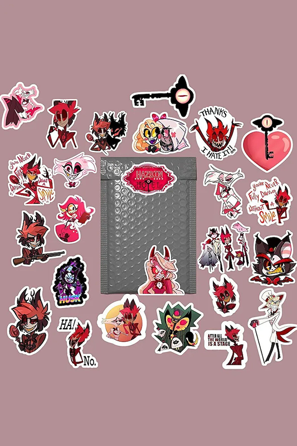 Hazbin Hotel Sticker Paketi /Bullet Journal Defter Çıkartma Ajanda Laptop Etiket 1