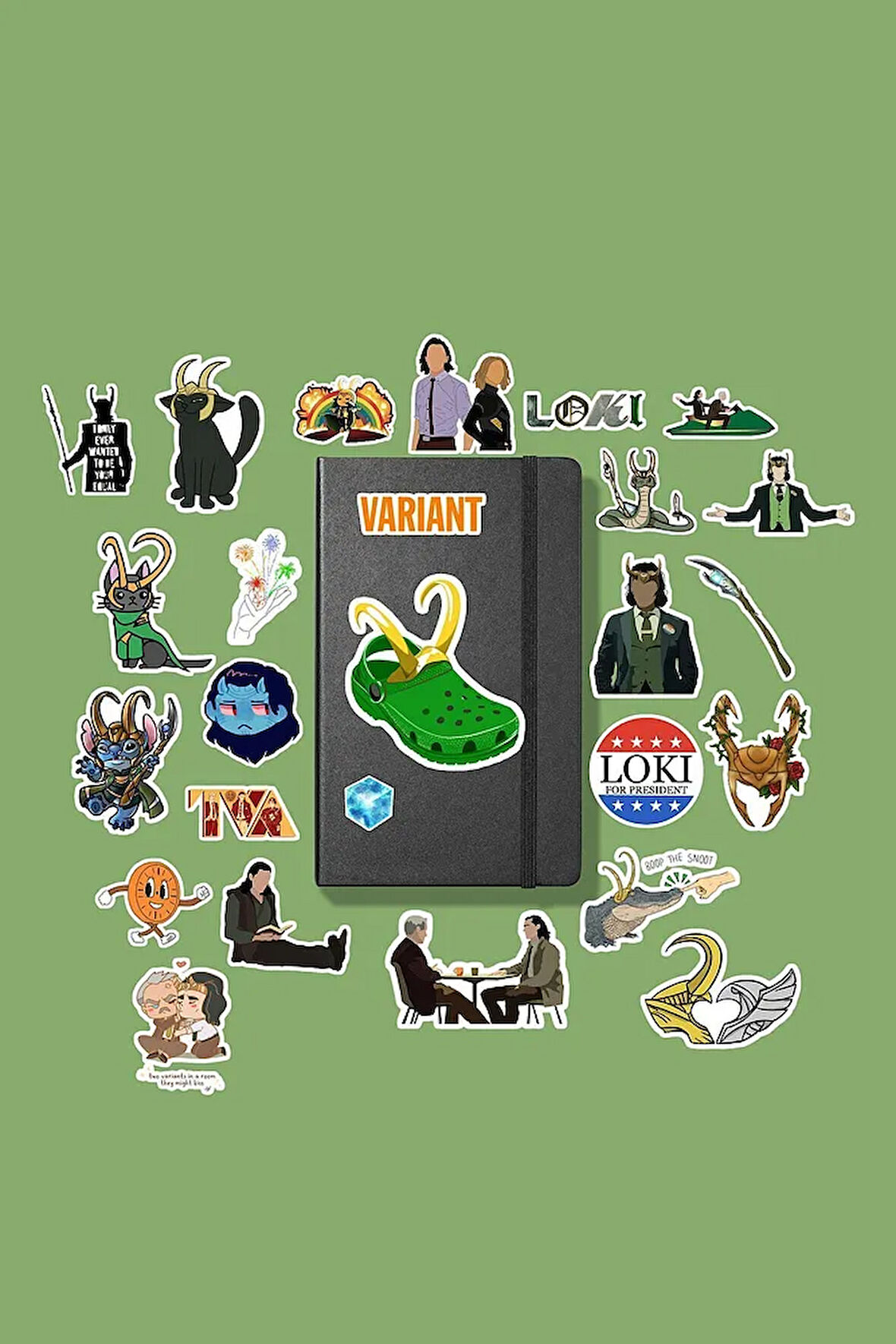 Loki Sticker Paketi/Bullet Journal Defter Çıkartma Ajanda Laptop Etiket