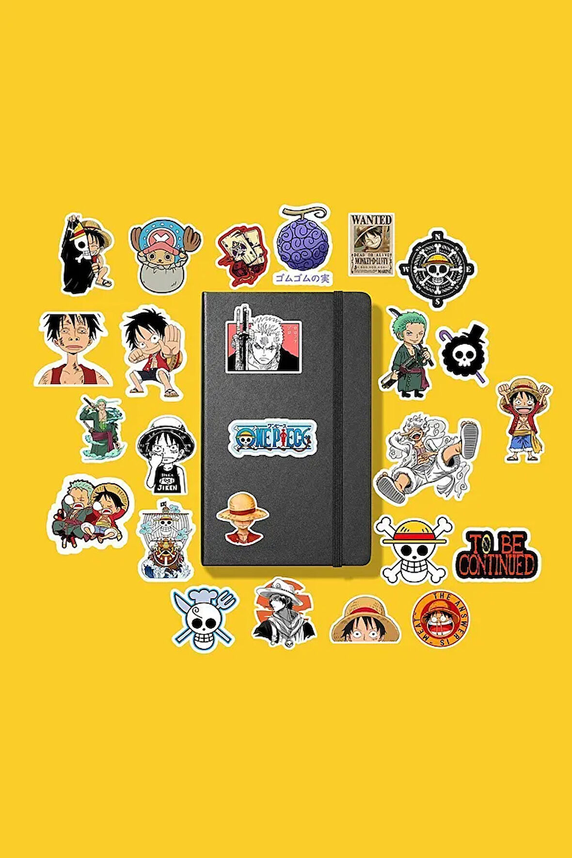 One Piece Sticker Paketi /Bullet Journal Defter Çıkartma Ajanda Laptop Etiket