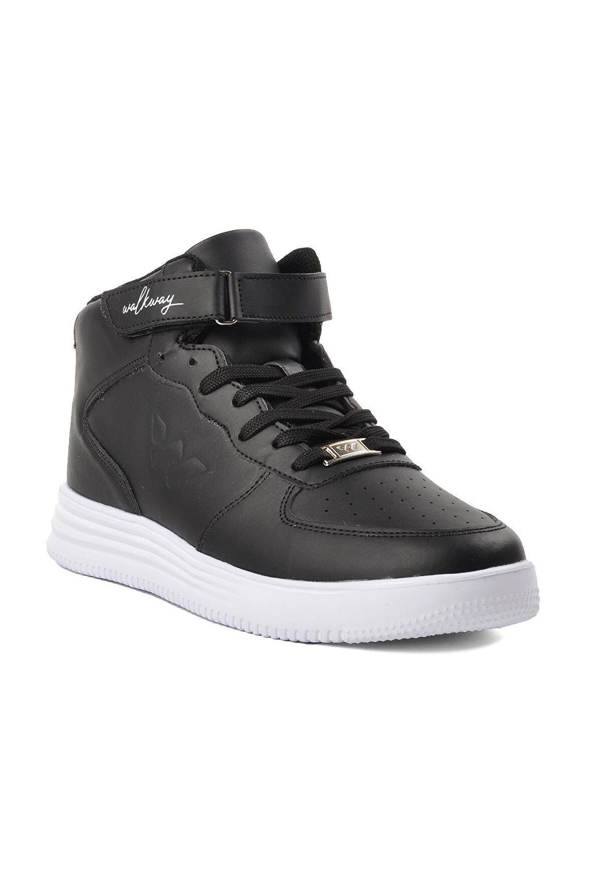 Walkway Fuji Siyah-Beyaz Kadın Bilek Boy Sneaker