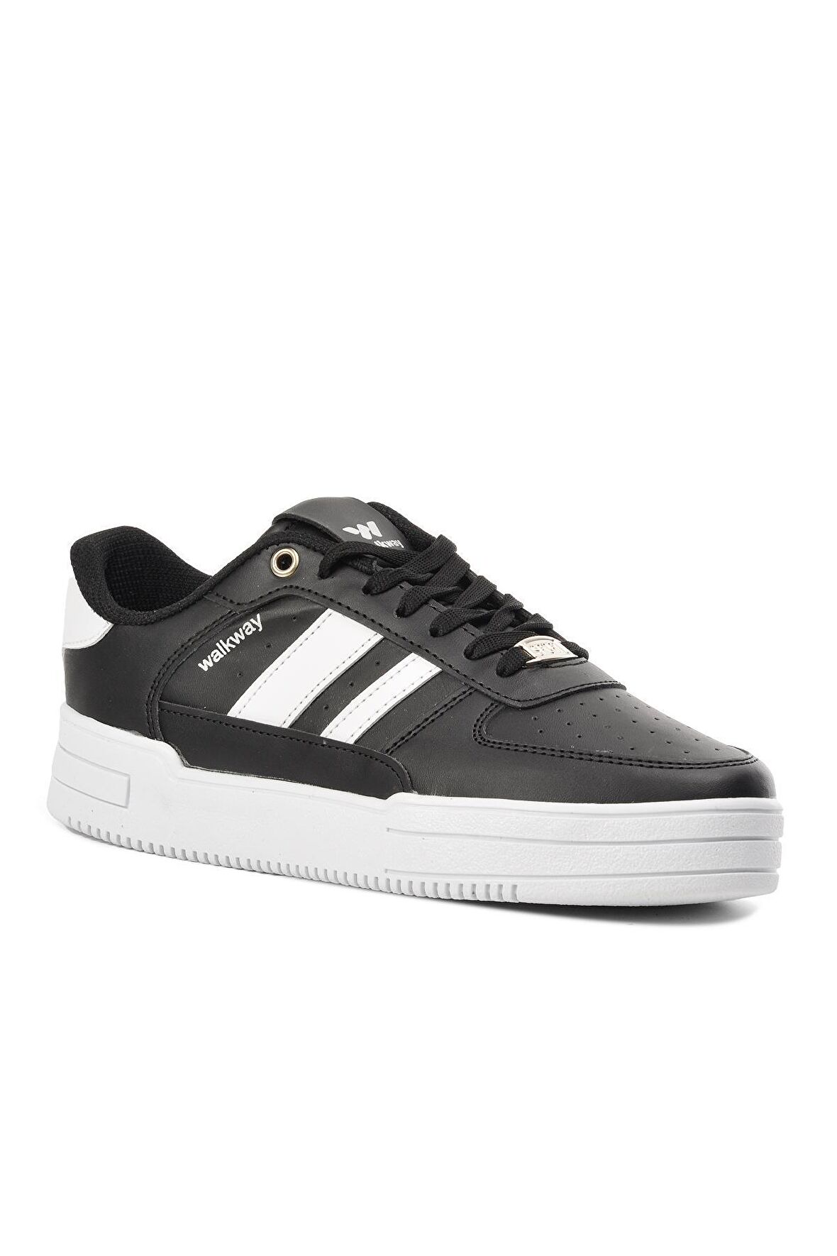 Walkway Sandy Siyah-Beyaz Tek Renk Sneaker