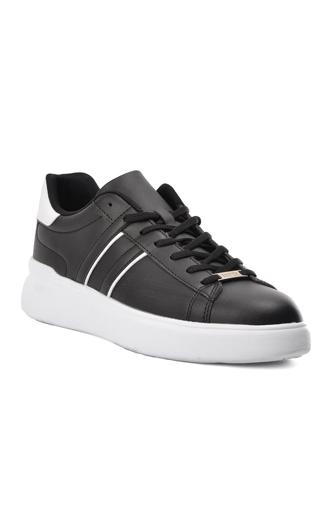 Bestof Bst-B284 Siyah-Beyaz Erkek Sneaker