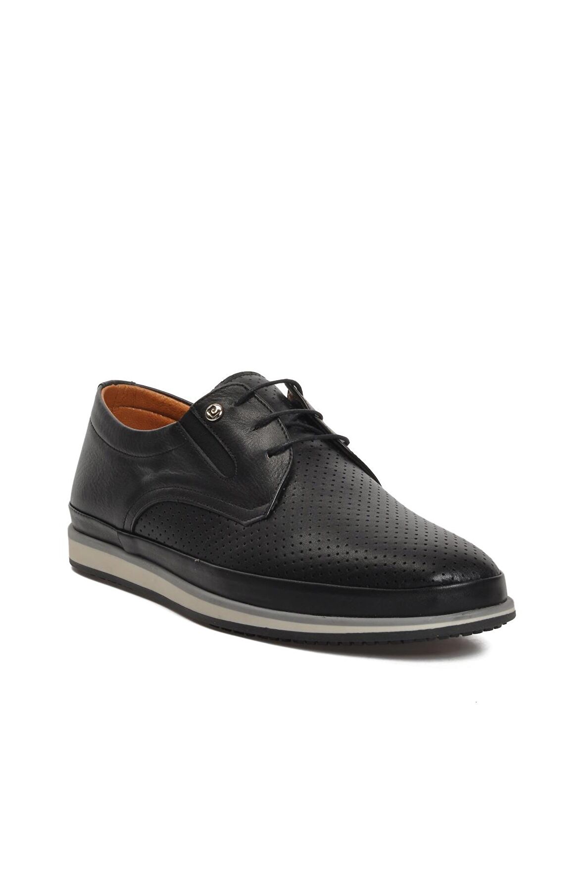 Pierre Cardin 62323 Siyah Hakiki Deri Erkek Casual Ayakkabı